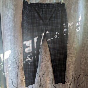 Sanctuary x Anthropologie Plaid Pull On Pants Jeggings